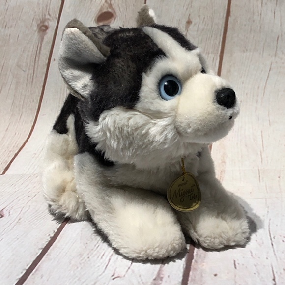 Siberian Husky Plush Puppy Dog plush Miyoni Tots Aurora - Picture 7 of 14